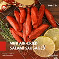 سجق سلامي صغير مدخن Air dried Items المنتجات المجففة Mini air-dried Salami sausages 