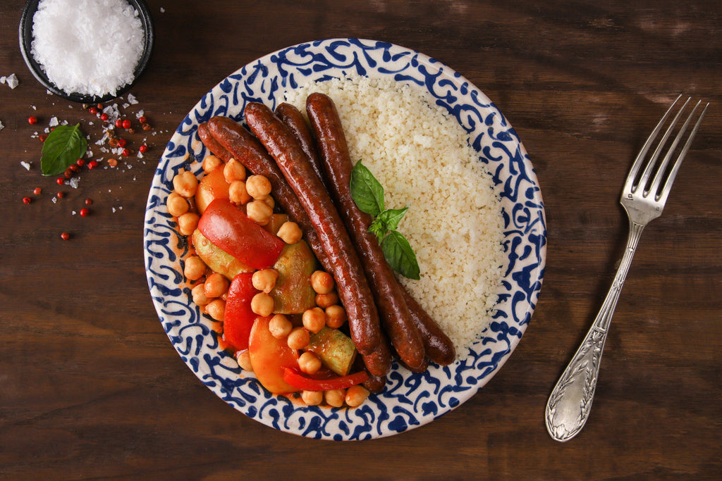 المرجيز المغربي Raw Items (No preservatives) المنتجات النيئة (خالية من المواد الحافظة) Moroccan Merguez Sausages 