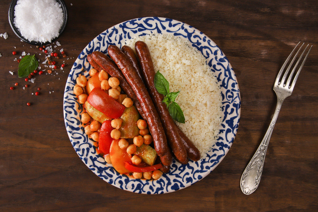 المرجيز المغربي Raw Items (No preservatives) المنتجات النيئة (خالية من المواد الحافظة) Moroccan Merguez Sausages